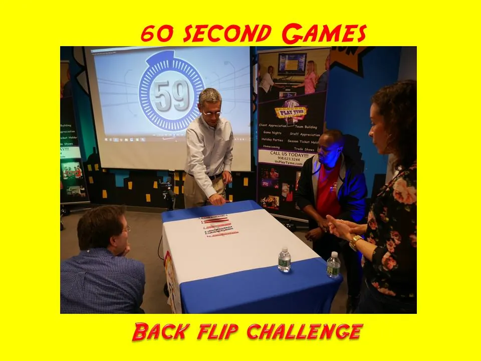 interactive team activities - 60 second challenges