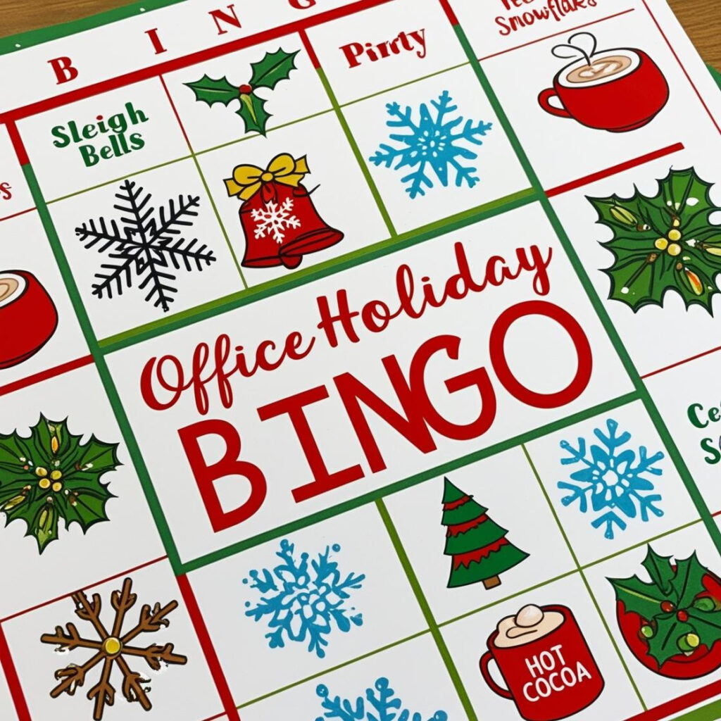 office holiday bingo