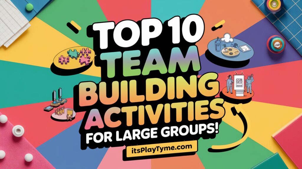 Team Building Activities for Large Groups Featured