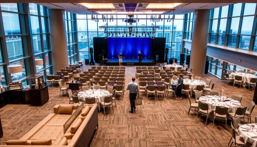 A conference room to host fun corporate events in Hackensack, NJ. 