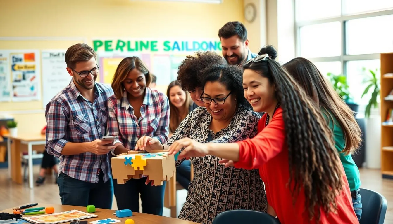 teacher-team-building-exercises Corporate Event Activities in Bergen County